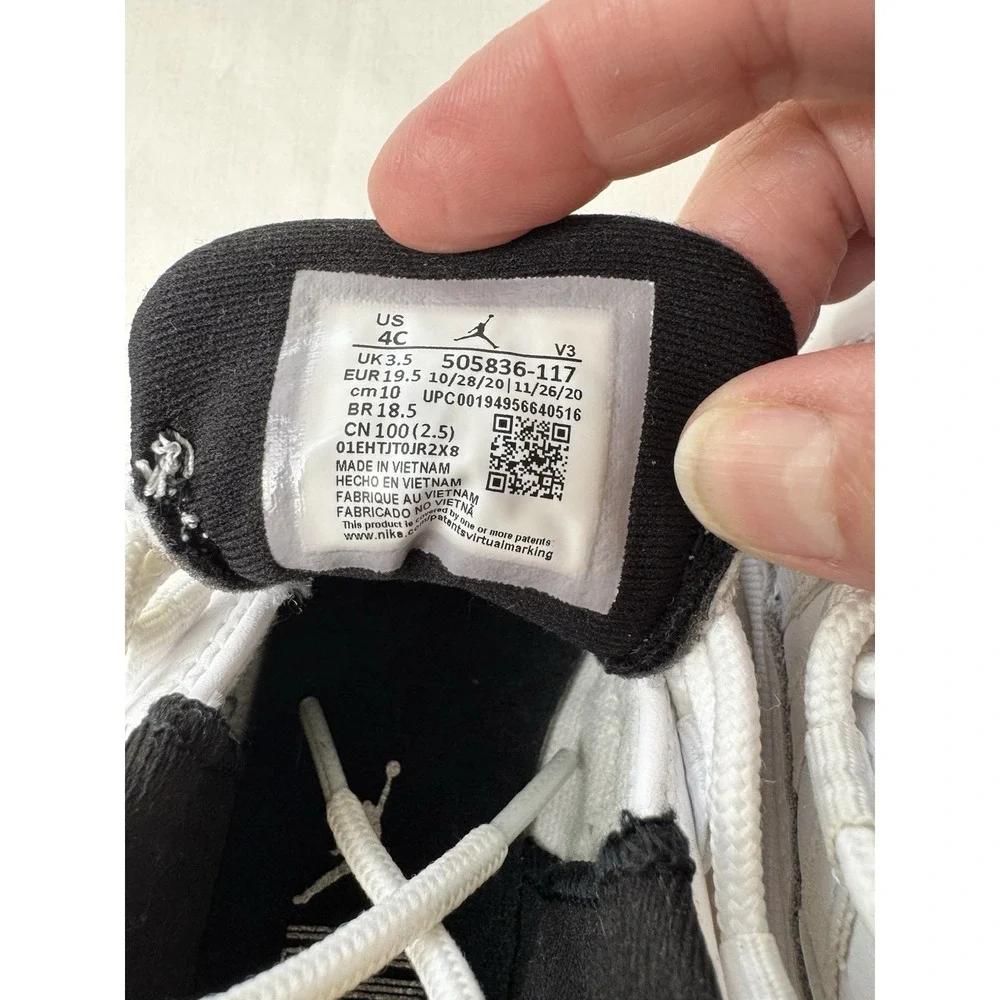 Jordan 11 Retro Low Legend‎ Blue White Black Toddler Sneakers 4C 505836-117